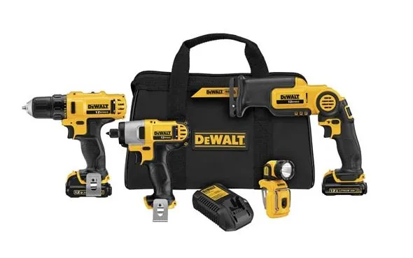 DeWalt XRP 4-Tool Cordless Combo Kit 18V - Best Building Hand Tools