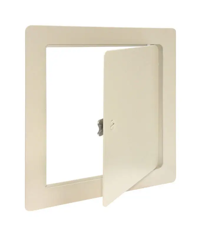 Eastman 14" x 14" Steel Access Panel Drywall, Provides Access to Plumbing, Electrical, and HVAC, White