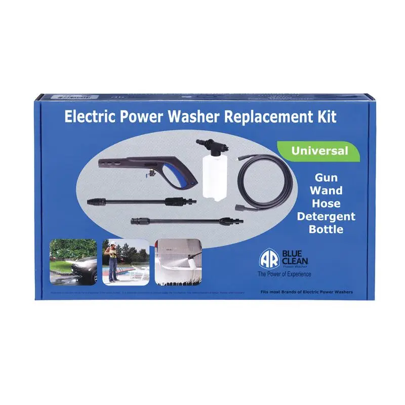 AR North America Pressure Washer Brush Kit 2000 psi - Surface Cleaning Kit Driveways and Decks AR Blue Clean