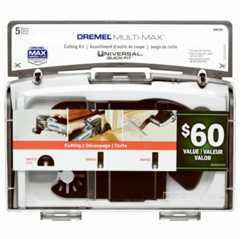 Dremel MM389 Multi-Max Cutting Accessory Kit 5 Piece