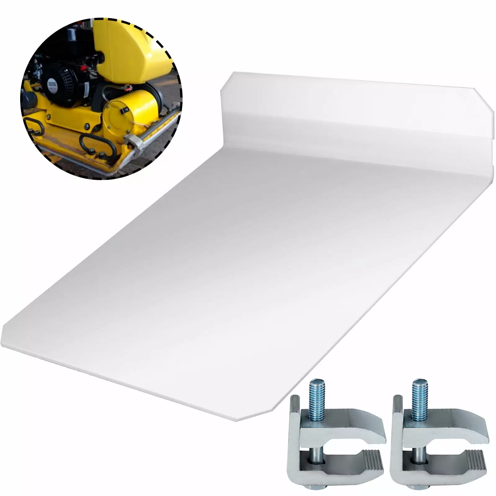 VEVOR Plate Space-savingor Pad Plate Space-savingor Tamper Pad Plate Tamper Pad Tamper Plate Mat Wacker Plate Space-saving...