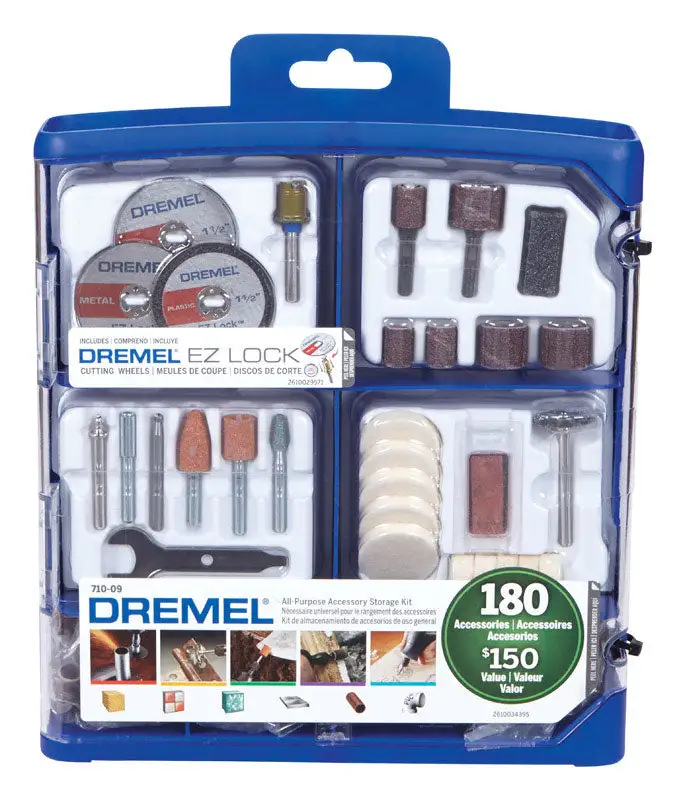 Dremel 9 x 9 . L Metal Rotary Accessory Kit Versatile Cutting and Grinding