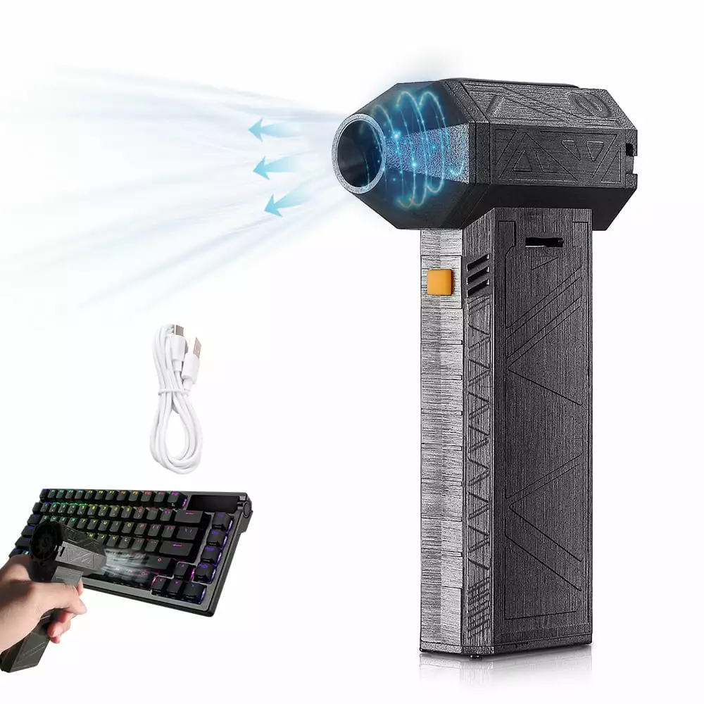 Cars Computers Blower Adjustable Wind Adjustable Wind Speed Travel-friendly Handheld Air 130000rpm Turbo Fan 130000rpm - B...