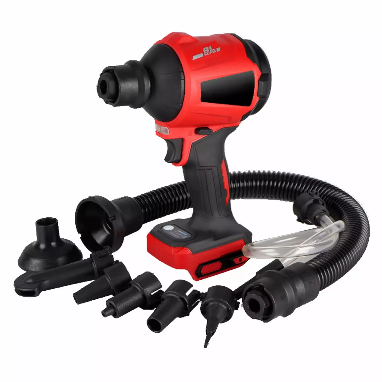 Deflation And 6 Nozzle And Air Compressed Motor Air 80000rpm Speed Blower Handheld Deflation Nozzle Blower 21v Blower 6 No...