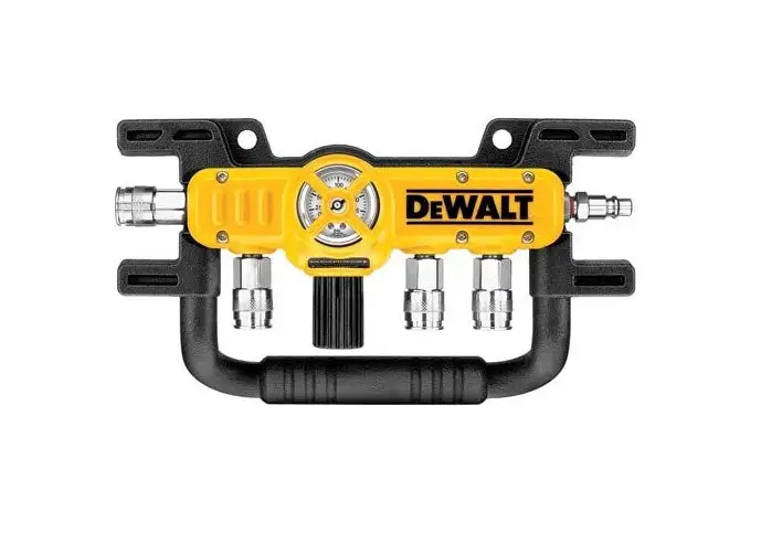 DeWalt D55040 Quadraport Air Line Splitter Regulator 4 Way