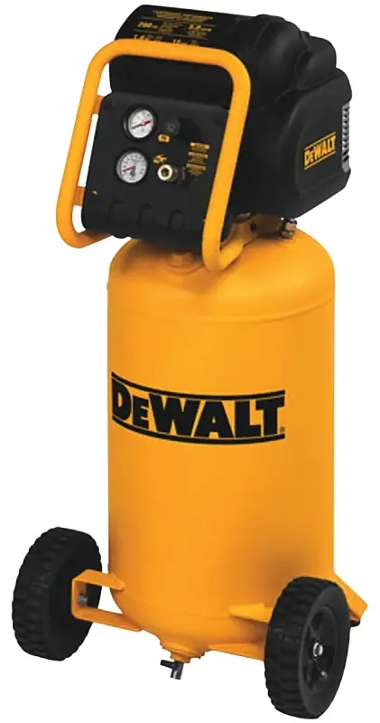 DEWALT D55168 Lightweight Electric Air Compressor, 21-1/4 L x 19 W x 41-3/4 H Dimensions, Tool Only, 15 gal Tank