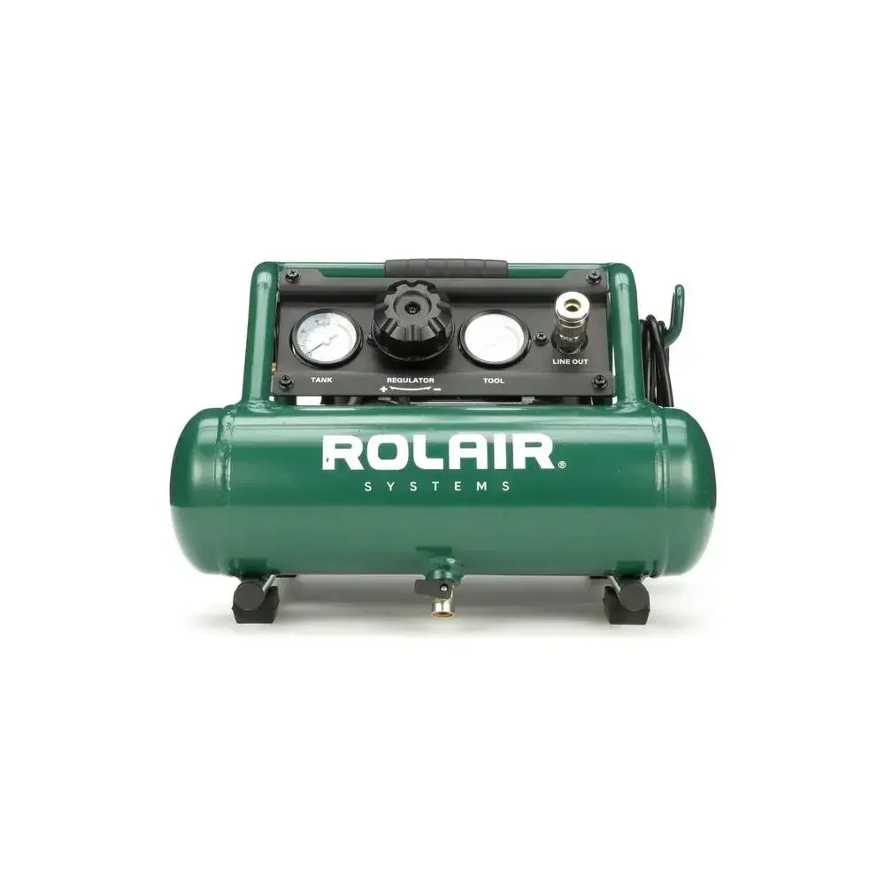 Rolair AB5PLUS 1 Gal 0.5 HP 90 PSI Easy-to-carry Portable Electric Air Compressor
