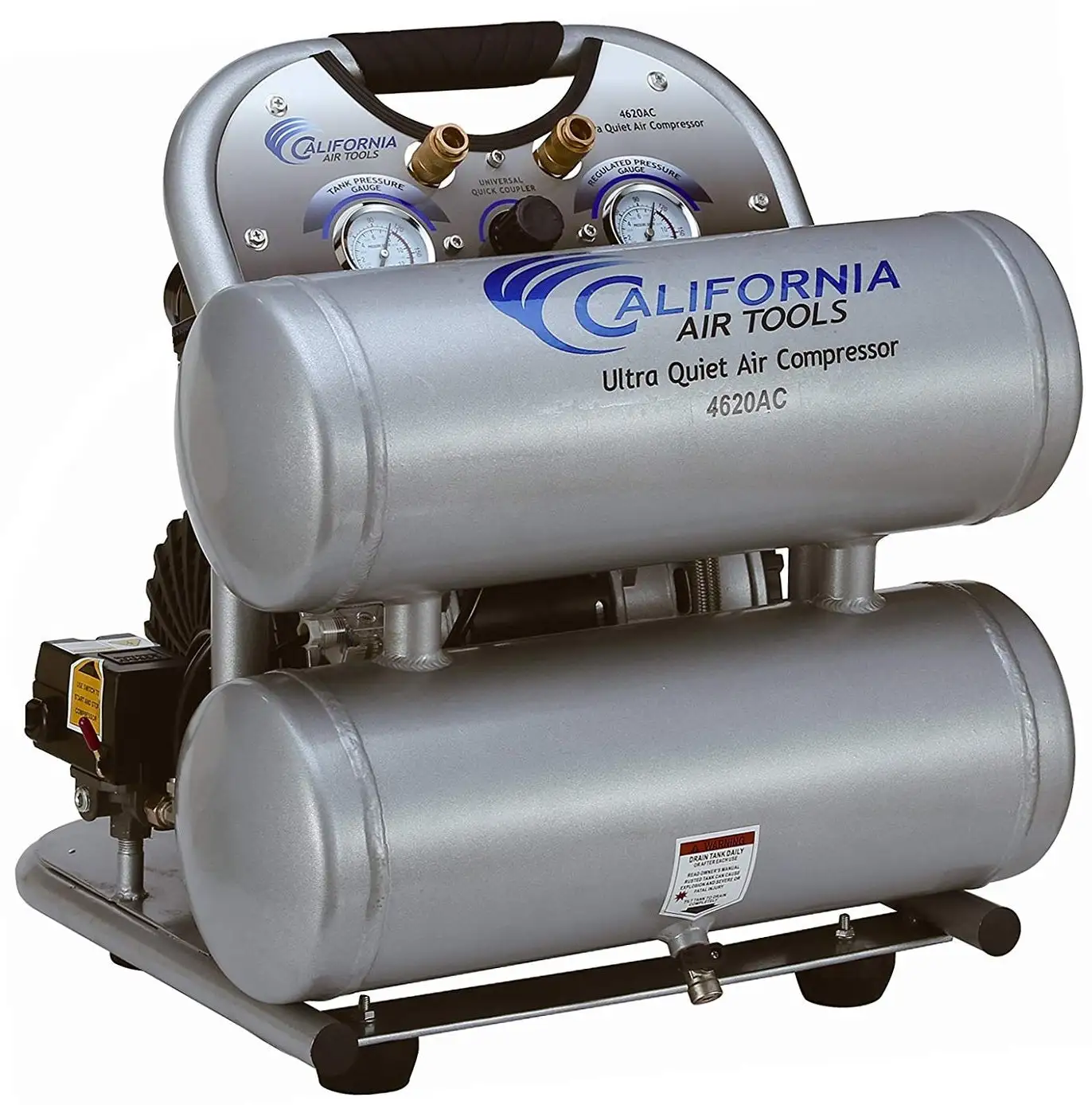 California Air Tools CAT-4620AC Ultra Quiet Air Compressor Aluminum Tank