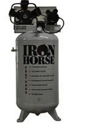 Iron Horse IHD7180V1 80 Gallon Vertical Air Compressor Heavy Duty