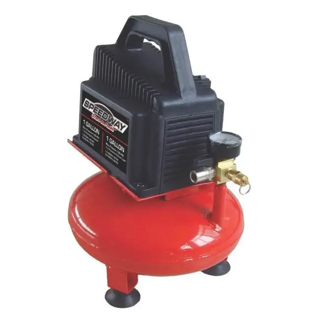 Twin Tank Oil Air Compressor 4 Gallon Shop Hardware Hand Tools Speedway