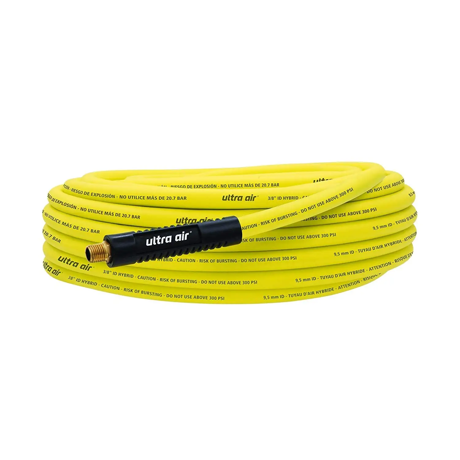 Amflo 575-50A Ultra Air Yellow Hybrid Air Hose 3/8 x 50 Feet 300 PSI