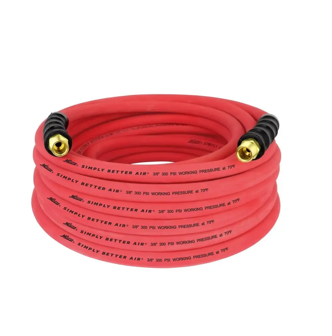 Milton ULR385038 Ultra Lightweight Rubber Air Hose 50 Ft Red Air Tools and Compressors