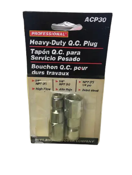 Devilbiss Air Power Rapid Plug - 1/4 Inch NPT Female ACP30