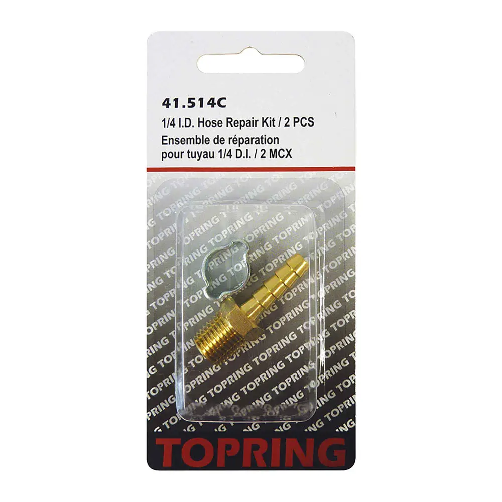 Repair Kit Compressed Air Hose 1/4'' Inside Diameter, 2 Pieces