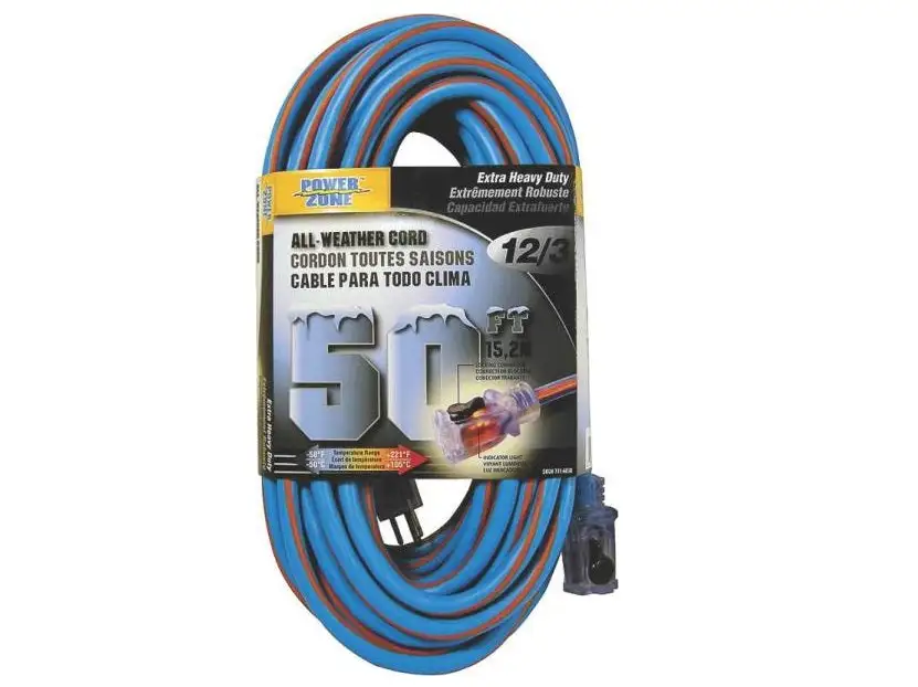 All Weather Extension Cord Heavy Duty Shop Electrical Tools & Kits Power Zone
