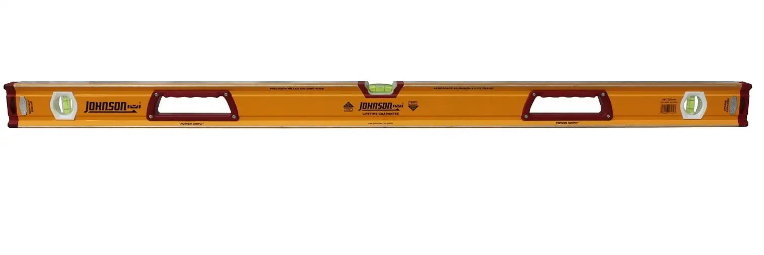 Johnson 1717-4800 Heavy Duty Aluminum Box Level 48 Inch Professional Use