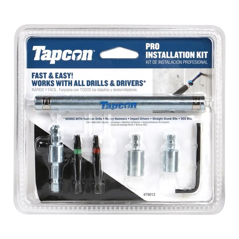 Tapcon Pro Installation Kit Concrete Anchoring and Fastening