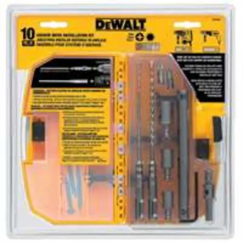 DeWalt DW5366 Anchor Drive Install Kit 10 Piece Fastening
