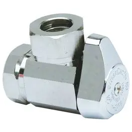 Chrome Angle Stop Valve 1/2-Inch x 7/16-Inch High Quality Plumbing Valve Brass Craft