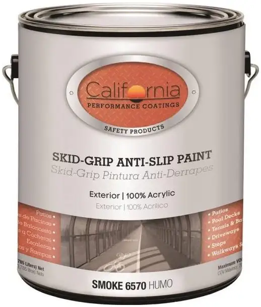FixAll F06570-1 Skid Grip Anti-Slip Paint 1 Gallon Non-Slip Coating