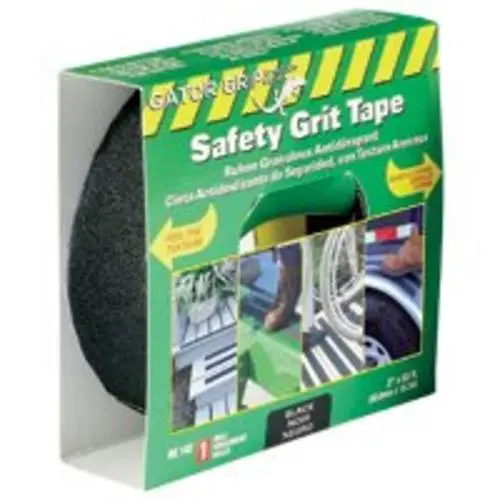 Gatorgrit RE142 Safety Grit Tape Black 2 x 60' Heavy Duty Anti-Slip Tape Industrial Use