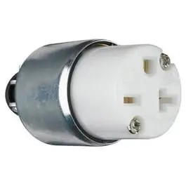 20A Yellow Armored Connector Durable Industrial Use Legrand - Pass u0026 Seymour