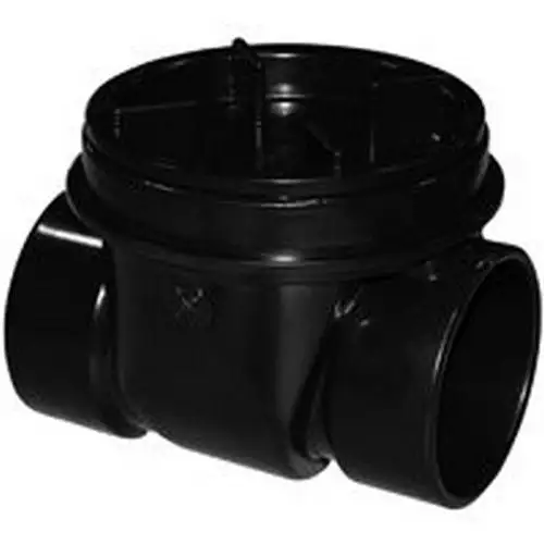 Oatey 43905 ABS Backwater Valve 3 Inch Black Durable Backflow Protection