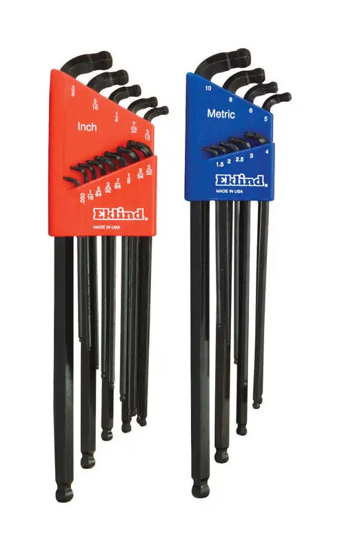 Eklind 13pc SAE Long Arm Ball End Hex L-Key Set
