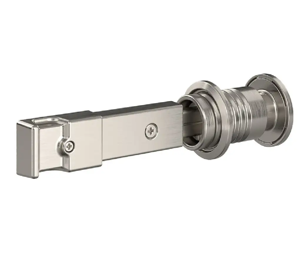 National Hardware N700-152 Brushed Gold Barn Door Lock