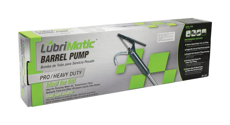 LubriMatic Piston Action Steel 1.61 . Barrel Pump Heavy Duty Lubrication