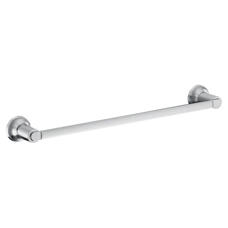 Moen Zyla Series Y1618CH Towel Bar, 18 L Rod, Spelter, Chrome, Wall