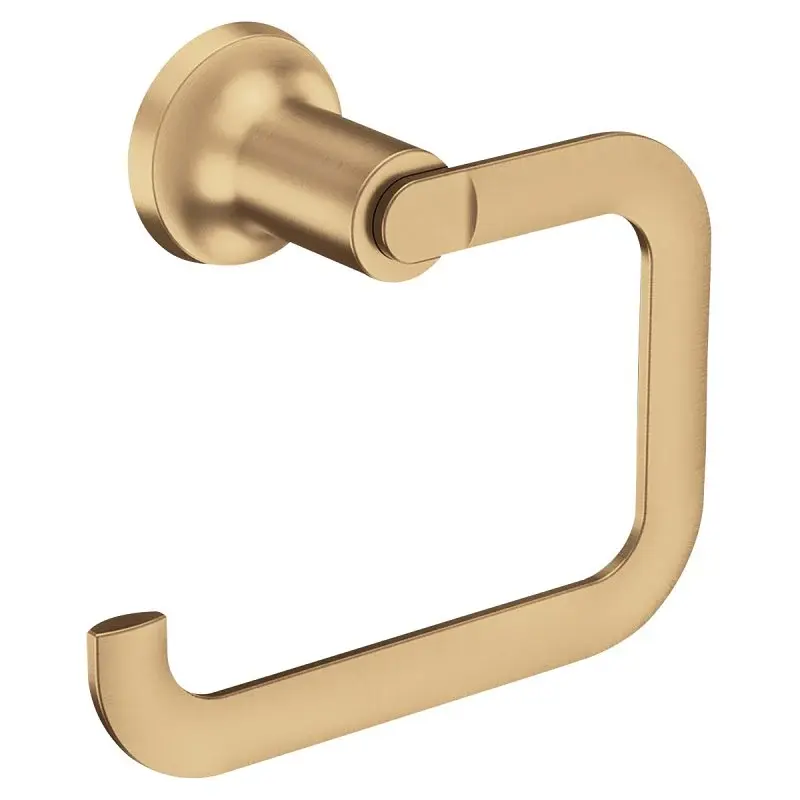 Towel Bar Moen Zyla Series Y1686BZG Towel Ring, Zinc, Copper-brown, Wall
