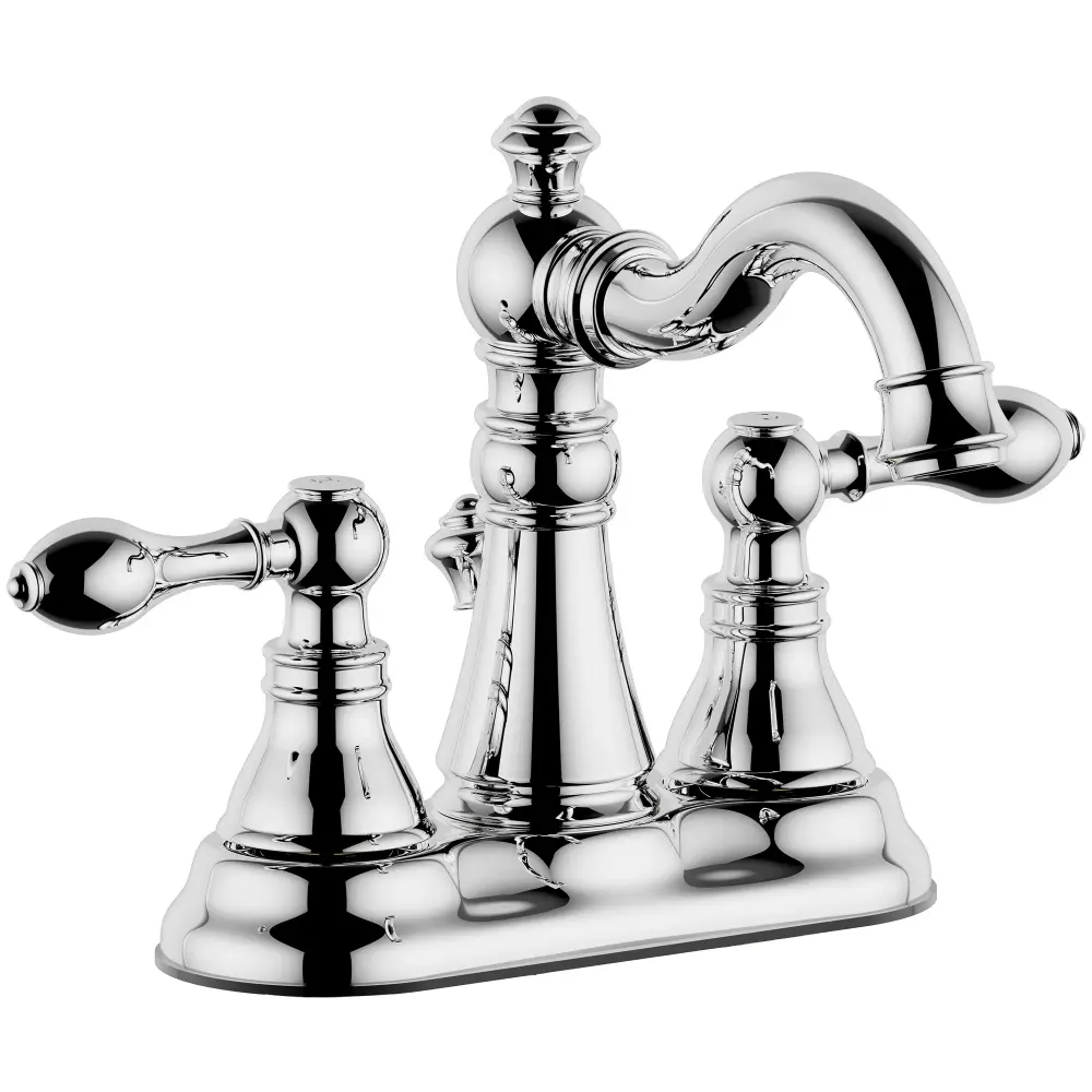 Bagneux Traditional 4 . Centerset Bathroom Faucet Chrome - MFF-BGC4-CP