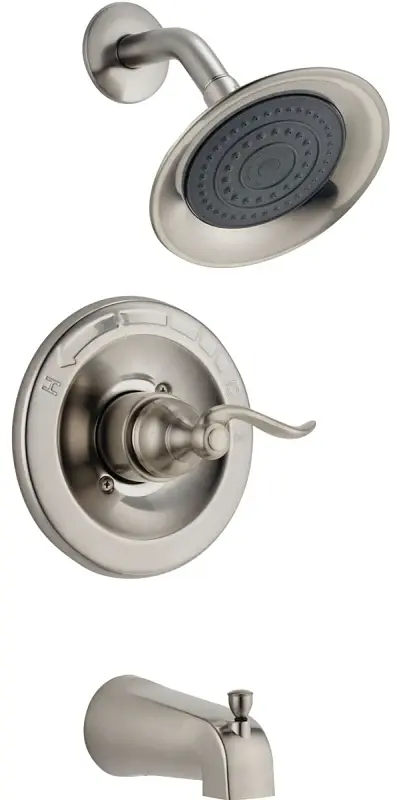 Delta 144996C-BN Bathtub and Shower Faucet Valve, One-only Function Showerhead, 1.75 gpm Showerhead, 1 Spray Settings