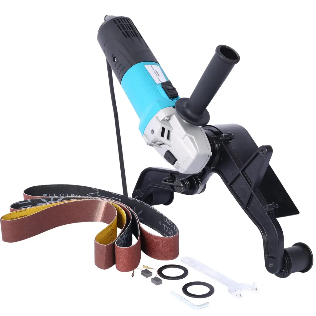 Stainless Alloy Metal Tube Belt Sander Polisher 110V Pipe Sander Belt Grinder g-h