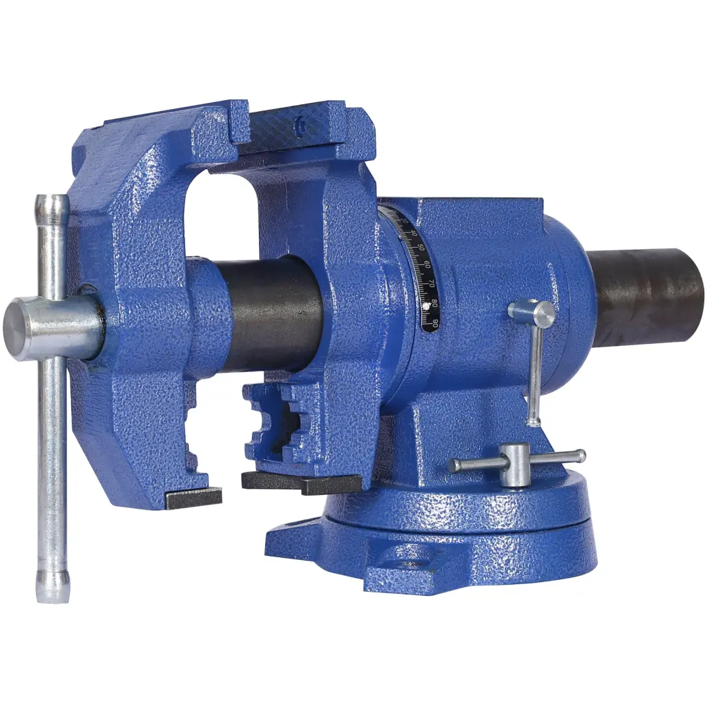 5 Inch Multi Jaw Rotating Bench Vise Multipurpose Vise Bench 360 Degree Rotation g-h