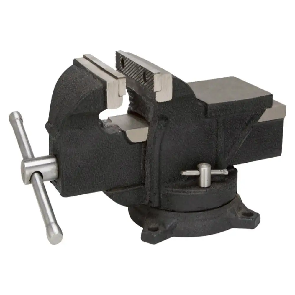 Vulcan JL25012 Heavy-Duty Bench Vise 5-Inch Clamping Capacity Professional Workshops