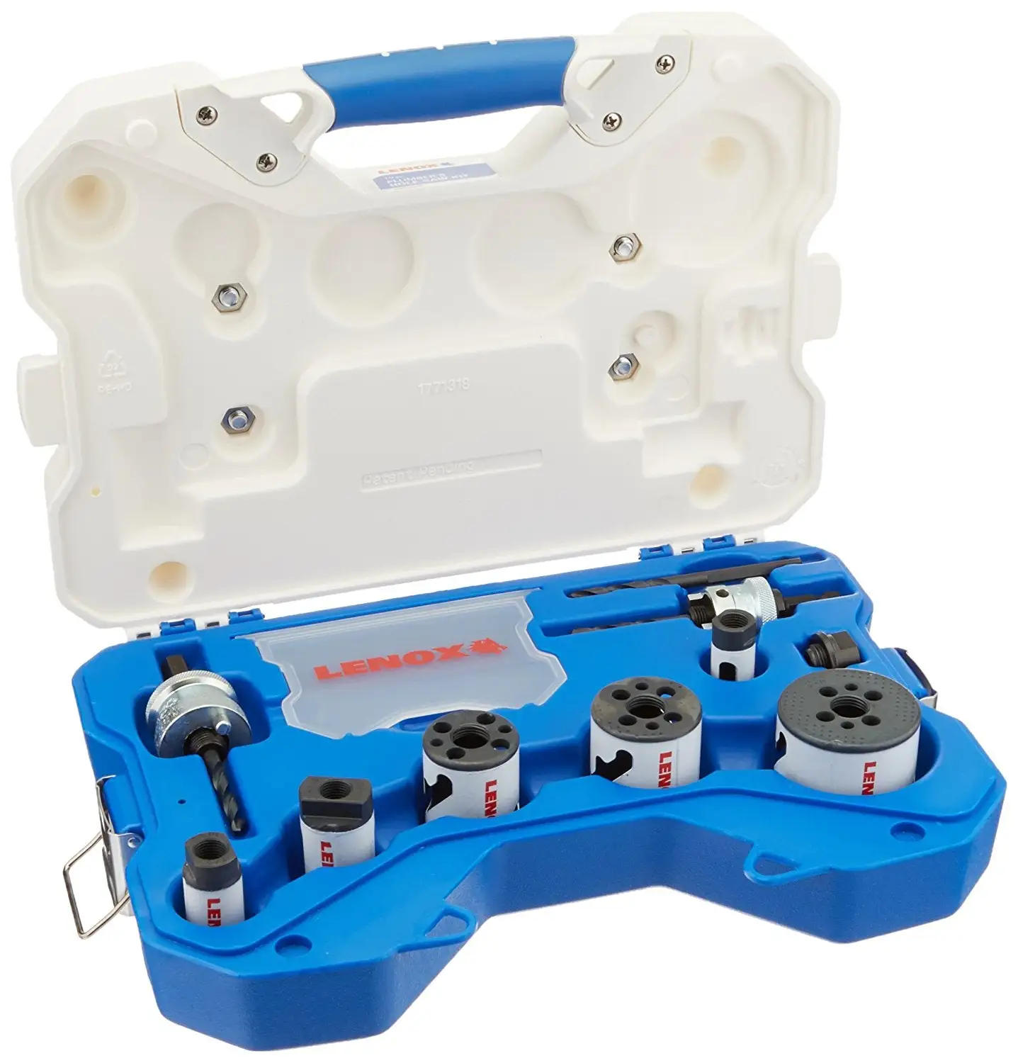 Lenox 30808600P 10-Piece Plumber's Speed Slot Bi-Metal Hole Saw Kit