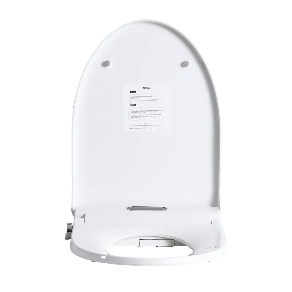 Smart Bidet Toilet Seat Side Knob Adjustable Warm Seat Water Temperature And Pressure Adjustment Portable Bidet - White
