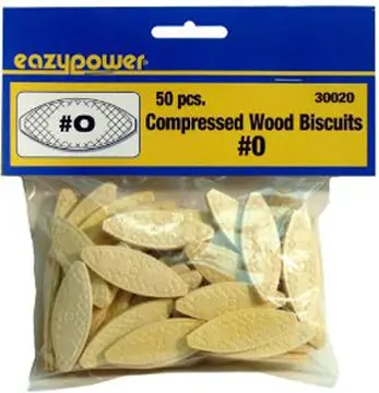#0 Biscuits 50 Pieces per Package - Wood Joinery Eazypower