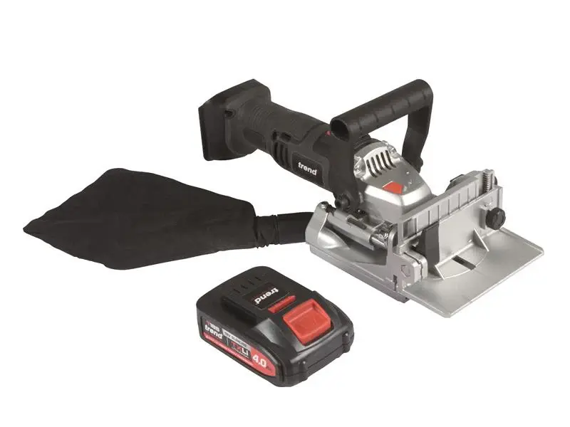 Trend T18S/BJK1 Biscuit Jointer 18V 1 x 4.0Ah Li-ion Fast Charger