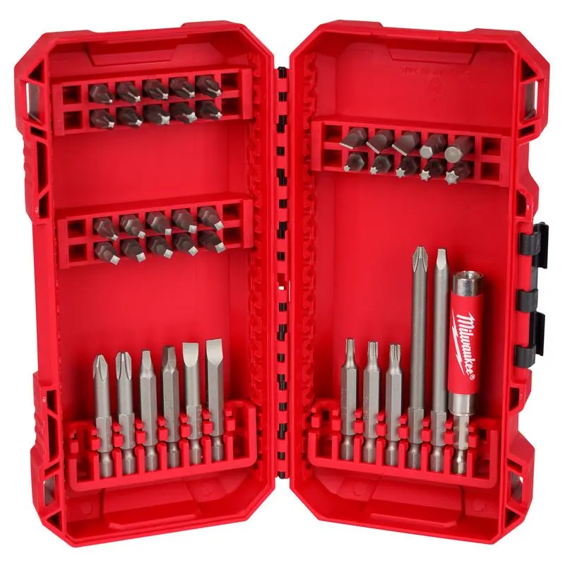 Milwaukee 1 4 Inch Steel Driver Bit Set Hex Shank 42 Piece