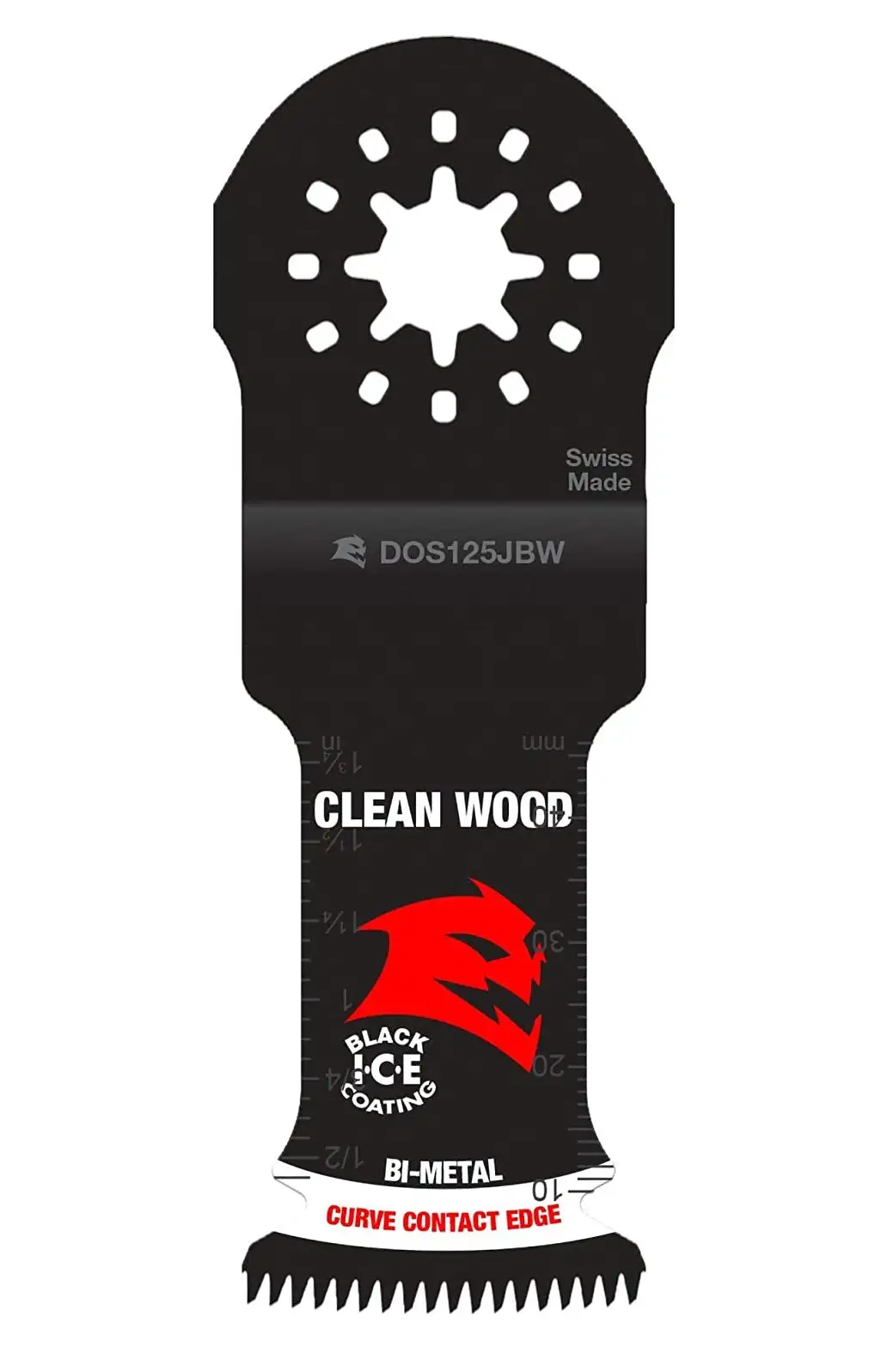 Diablo DOS125JBW3 Starlock Bi-Metal Oscillating Blade Clean Wood Cutting