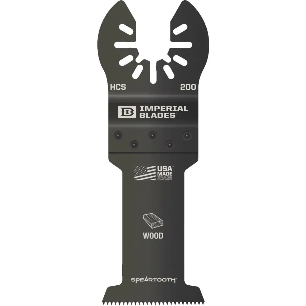 Imperial Blades ONE FIT 1-3/8 . 12 TPI Speartooth Wood Oscillating Blade