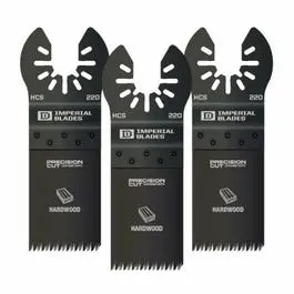 Japanese Precision Oscillating Tool Blade 1.25-Inch 3-Pack Fine Cutting Imperial