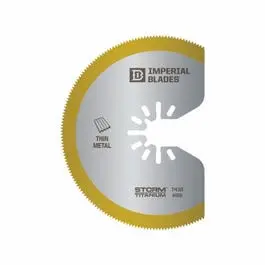 Oscillating Tool Blade Segmented HSS Tin Storm 3-1/8-Inch Metal Cutting Blade Imperial