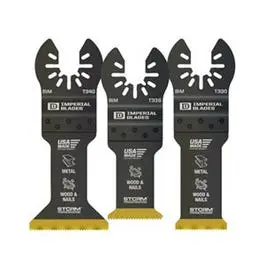 Oscillating Tool Blade Variety Pack 3-Piece Multi-Purpose Cutting Imperial