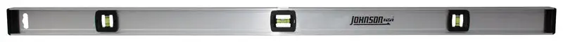 Johnson 48 Inch Aluminum Box Level 3 Vial Long Measurements