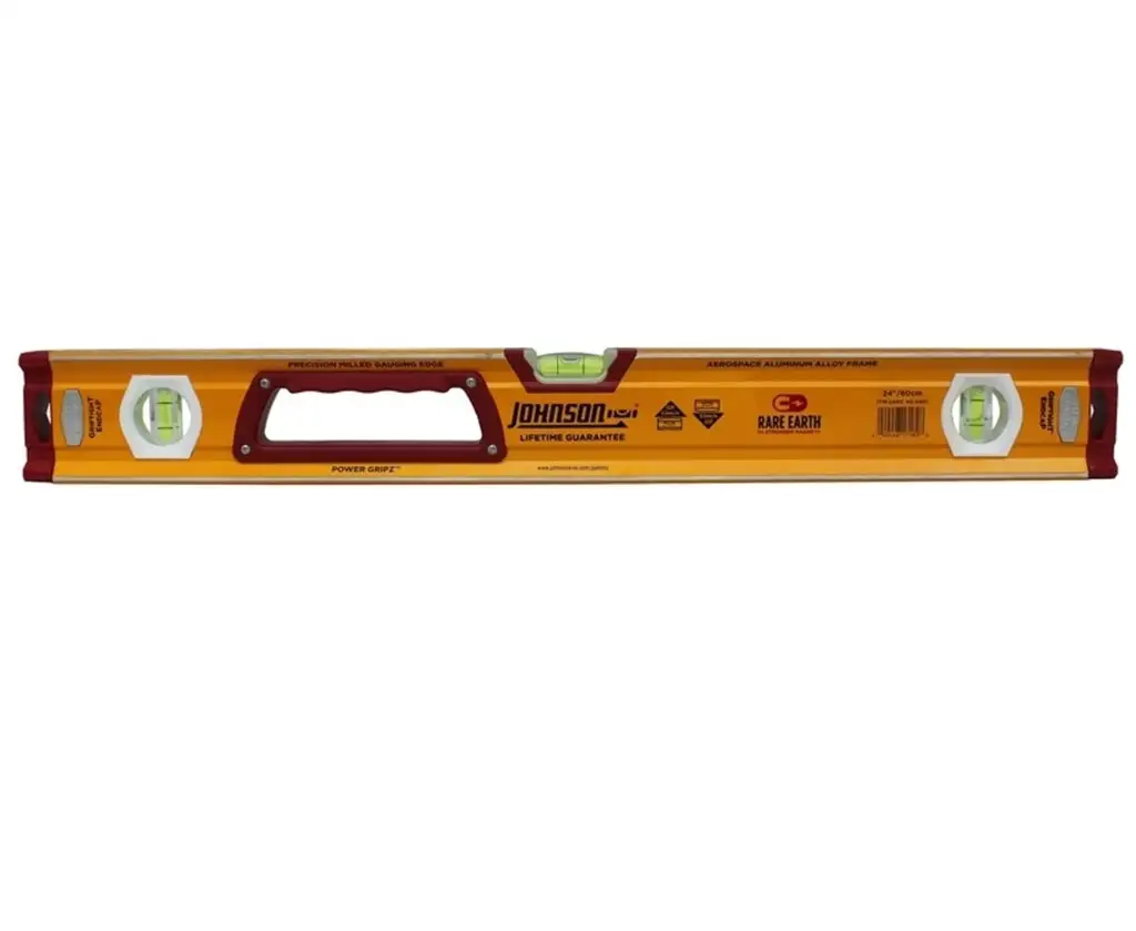 Johnson Level 1717-7200 Heavy Duty Aluminum Box Level 72 Inch Professional Construction Tool