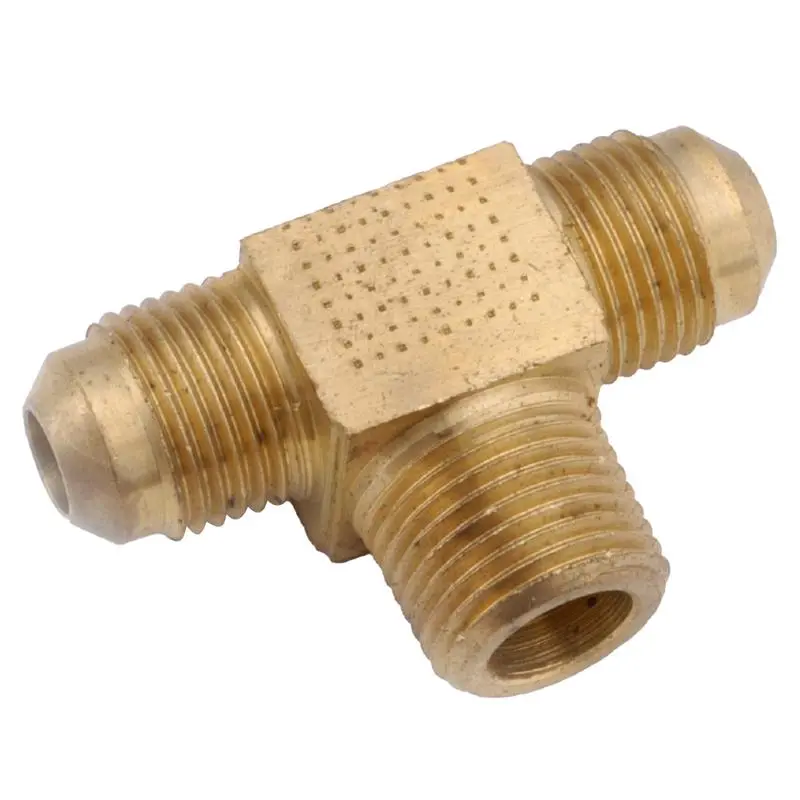 Anderson Metals 1/2 Inch Flare Brass Branch Flare Tee Pack 5 Plumbing